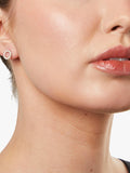 Jools by Jenny Brown cubic zirconia circle stud earrings, imported from the UK