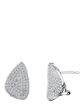 Jools by Jenny Brown silver triangle stud earrings H1.8cm - British product