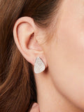 Jools by Jenny Brown silver triangle stud earrings H1.8cm - British product
