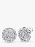 Jools by Jenny Brown cubic zirconia stud earrings (British brand)
