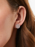 Jools by Jenny Brown cubic zirconia stud earrings (British brand)
