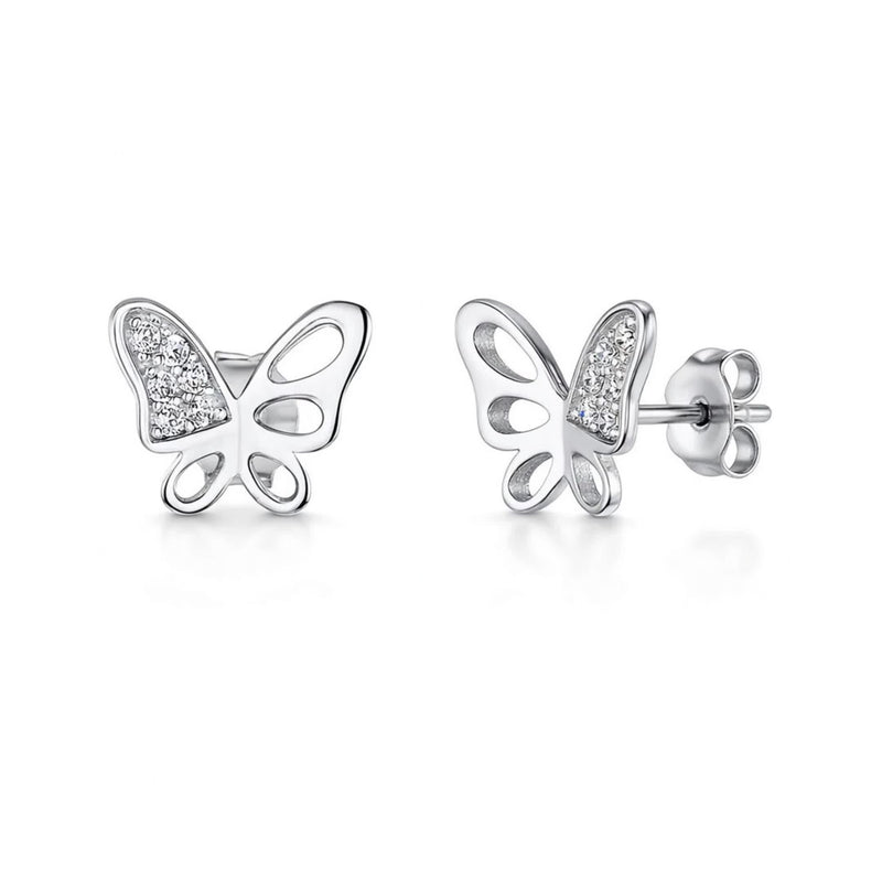 Jools by Jenny Brown cutout butterfly stud earrings, UK version