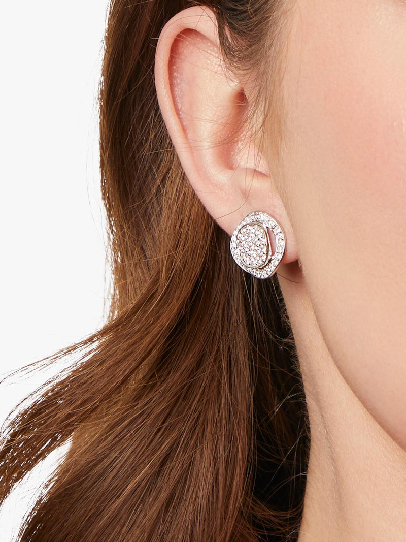 Jools by Jenny Brown stud earrings silver, imported from the UK
