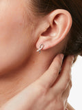 Jools by Jenny Brown cubic zirconia earrings silver, imported from the UK