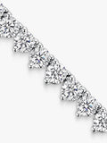 Jools by Jenny Brown 3mm cubic zirconia tennis necklace silver, imported from the UK