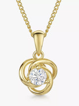 John Lewis Jools by Jenny Brown 3 Link Cubic Zirconia Pendant Necklace with 16 Inch Chain- Buy online at McGrocer