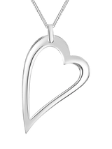 John Lewis Jools by Jenny Brown Big Dali Heart Pendant Necklace- Buy online at McGrocer