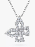 Jools by Jenny Brown butterfly pendant necklace silver, UK version
