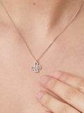 Jools by Jenny Brown butterfly pendant necklace silver, UK version