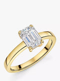 Jools by Jenny Brown Emerald Cut Cubic Zirconia Ring Gold