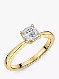 Jools solitaire ring with cubic zirconia 6.25mm, UK version