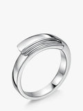 Jools by Jenny Brown wrap band ring silver, UK version