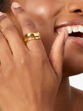Jools by Jenny Brown double row wave ring, imported from the UK