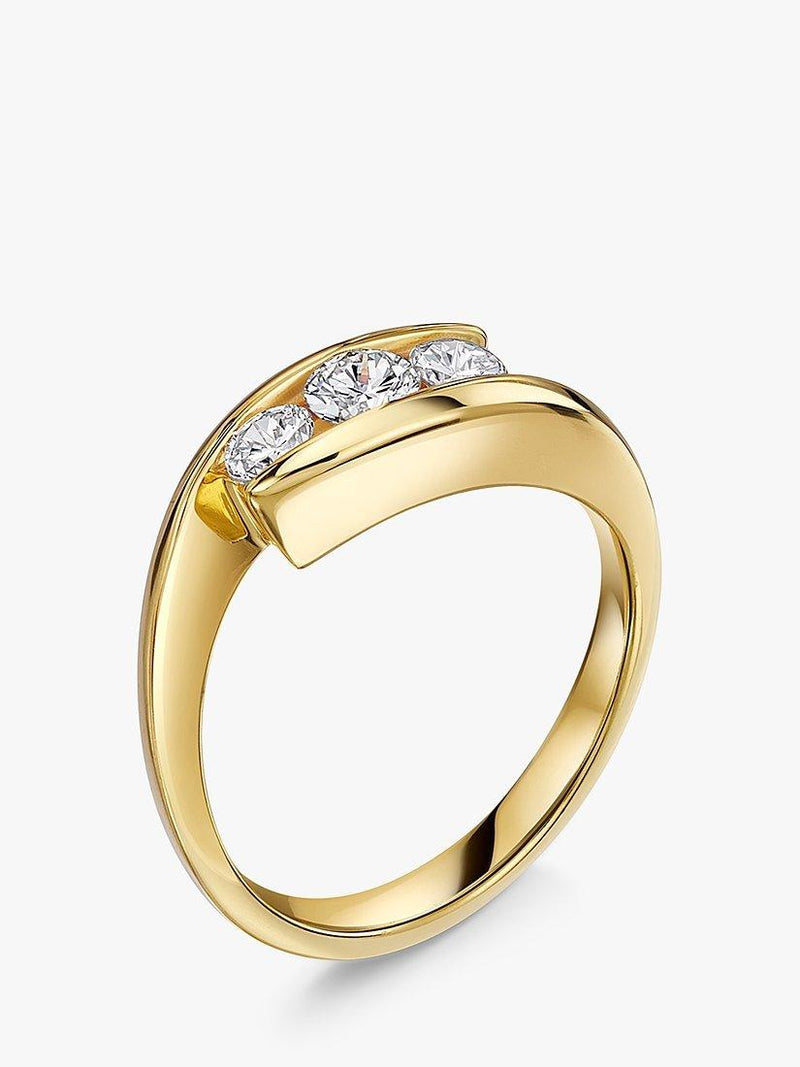 Jools by Jenny Brown cubic zirconia band ring, imported from the UK