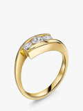 Jools by Jenny Brown cubic zirconia band ring, imported from the UK