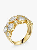 Jools by Jenny Brown gold cubic zirconia ring - British product