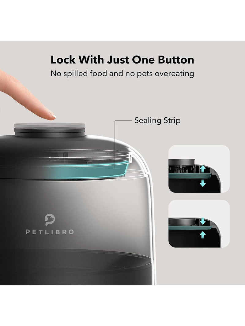 Petlibro Libro Air pet feeder Black, imported from the UK