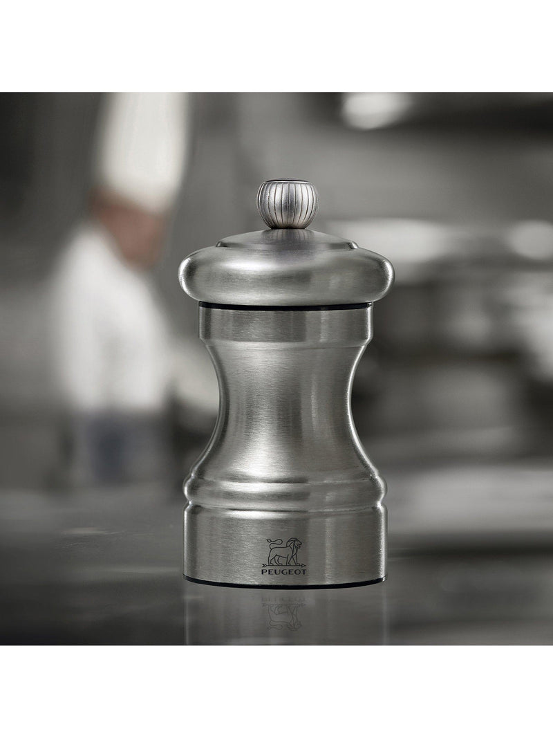 Peugeot Bistro Chef stainless steel salt mill 10cm, UK version