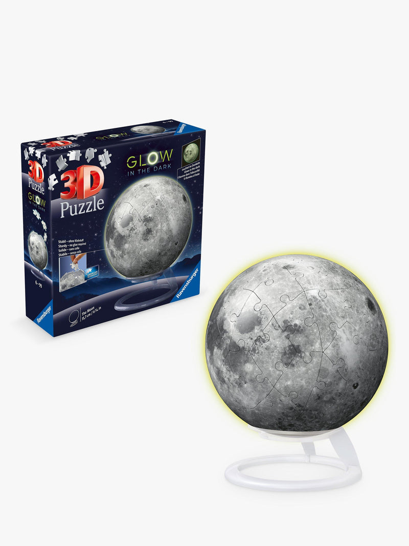 Ravensburger 3D Glow in the Dark Moon puzzle, imported from the UK