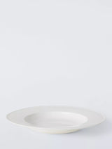 John Lewis John Lewis + Queensberry Hunt Cupola Bone China Soup Bowl, White, 26cm- Buy online at McGrocer