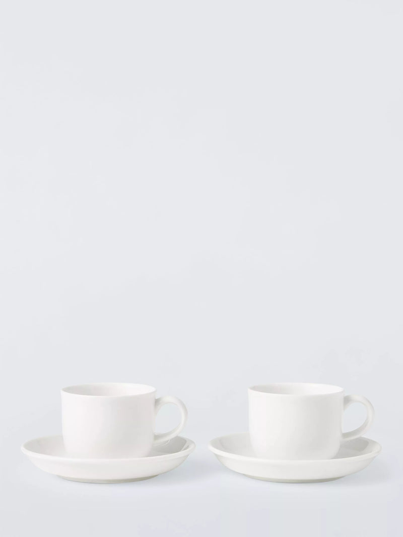 John Lewis bone china espresso cup set 95ml - British product