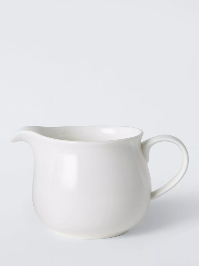 John Lewis & Queensberry Hunt Cupola bone china milk jug 290ml, imported from the UK