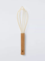 John Lewis John Lewis Wood Handle Silicone Whisk 28cm- Buy online at McGrocer
