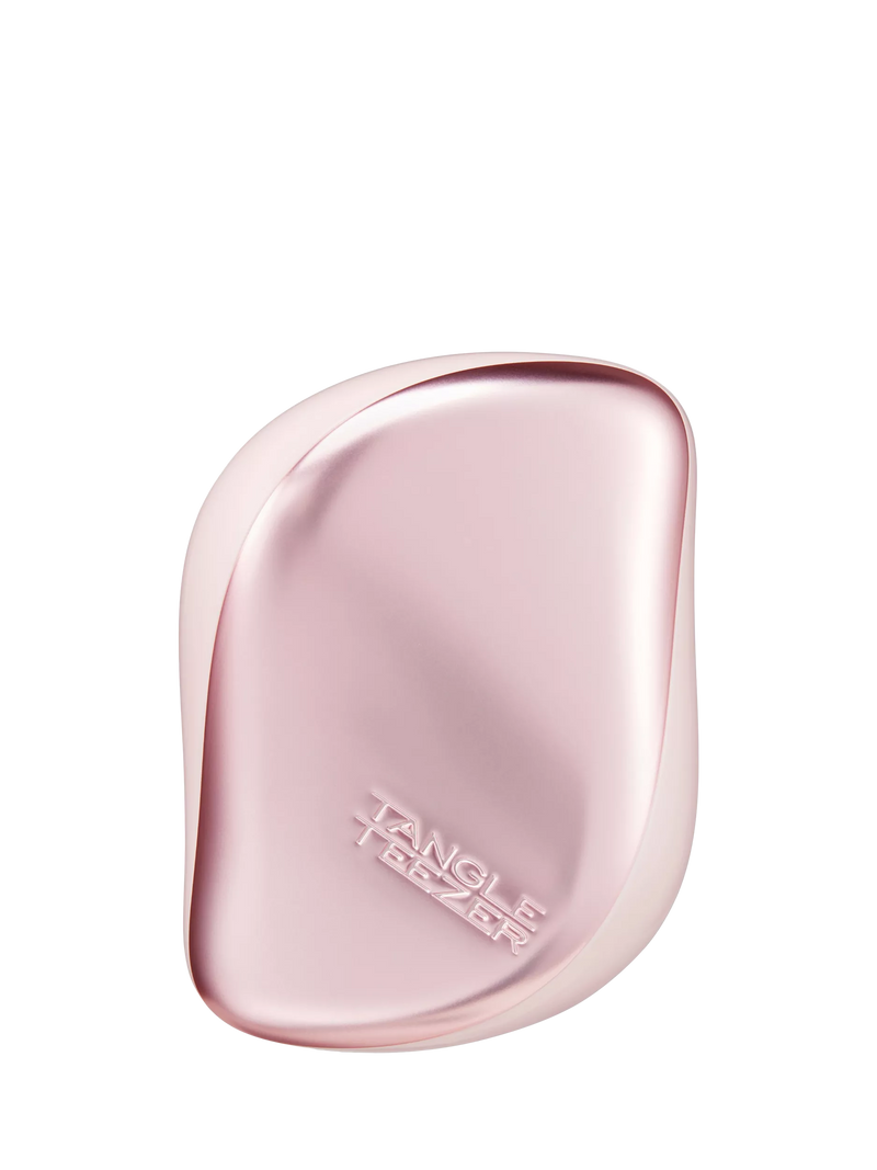 Tangle Teezer compact hairbrush Pink Matte Chrome (British brand)