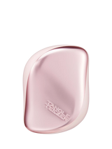 John Lewis Tangle Teezer Compact Styler Pink Matte Chrome Hairbrush- Buy online at McGrocer