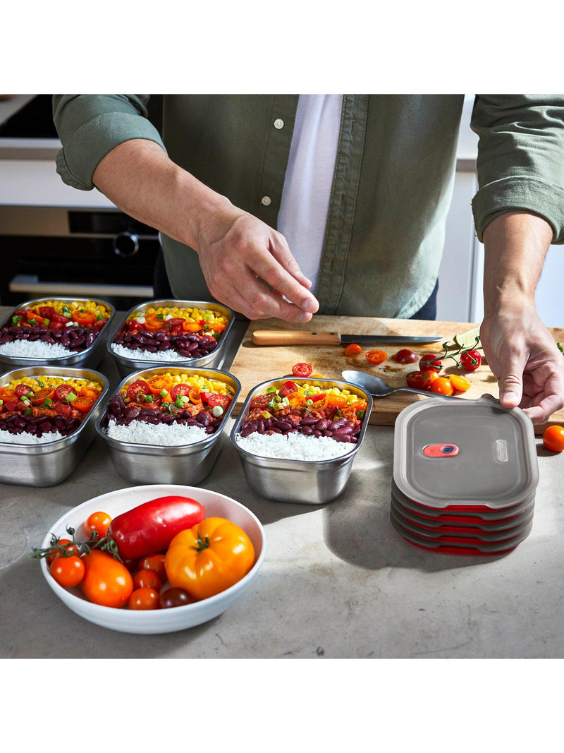 black+blum stainless steel lunch boxes set of 3 900ml, imported from the UK