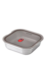 John Lewis black+blum Stainless Steel Microwaveable Square Lunch Box 1.4L- Buy online at McGrocer
