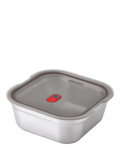 black+blum Stainless Steel Microwaveable Square Lunch Box 1.4L