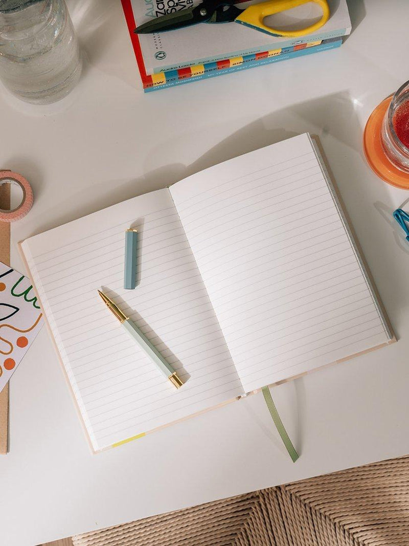 Papier Joy Hardcover liniert Notizbuch 192 Seiten – britisches Produkt