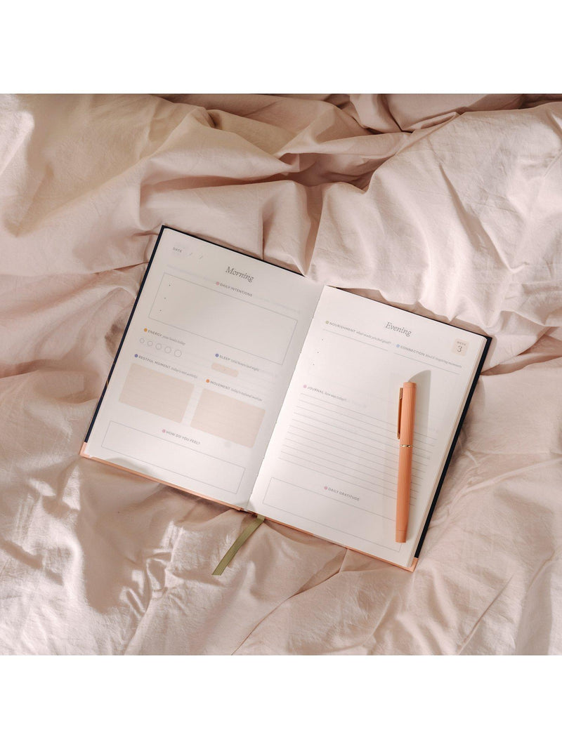 Papier Fairy Flies wellness journal with undated pages, imported from the UK