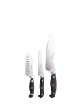 Robert Welch 3-piece knife set with Santoku, utility and chef knives (British brand)