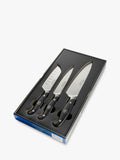 Robert Welch 3-piece knife set with Santoku, utility and chef knives (British brand)