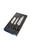 Robert Welch 3-piece knife set with Santoku, utility and chef knives (British brand)