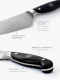 Robert Welch 3-piece knife set with Santoku, utility and chef knives (British brand)