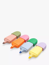 John Lewis Mini Highlighters Pack of 4 in Multi-Coloured Hues- Buy online at McGrocer