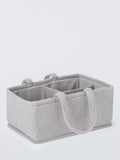 John Lewis knitted storage caddy with 3 compartments, UK version
