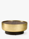 West Elm Drum Coffee Table Antique Brass UK version
