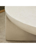 West Elm lava stone coffee table white 76cm, UK version