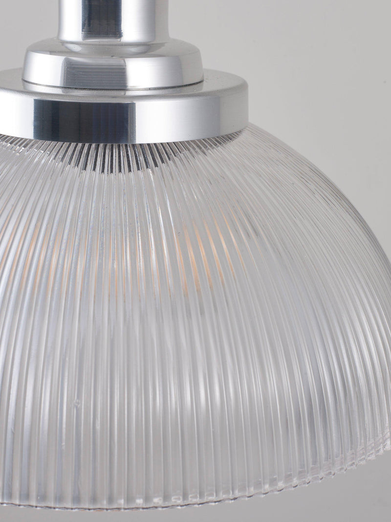 Original BTC prismatic glass pendant light clear, imported from the UK
