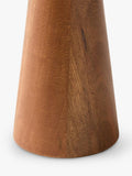 West Elm mango wood side table cool walnut 46cm, UK version