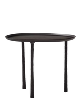 John Lewis West Elm Sintra Metal Side Table Dark Bronze 61cm- Buy online at McGrocer