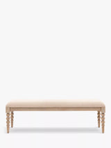 John Lewis Gallery Direct Bessemer Upholstered Dining Bench Oak- Buy online at McGrocer