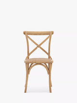 John Lewis Gallery Direct Ocala Dining Chair Set of 2 Natural- Buy online at McGrocer
