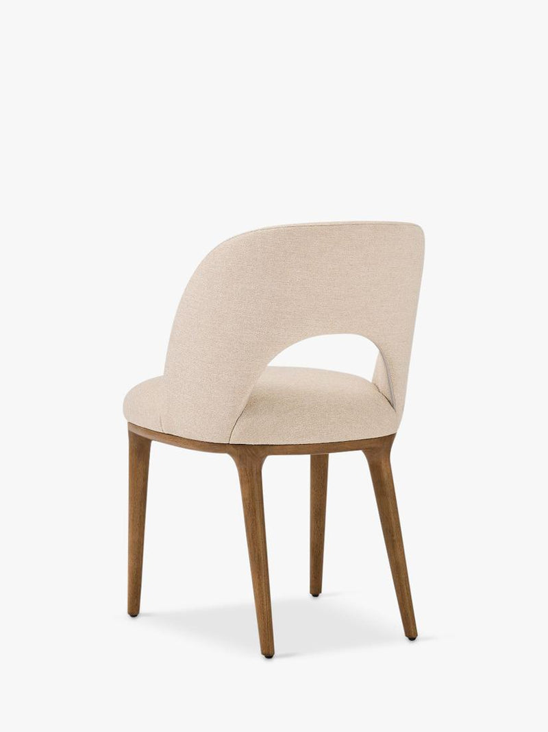 West Elm Boerum dining chair in sand burnt wax finish - British product