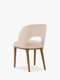 West Elm Boerum dining chair in sand burnt wax finish - British product