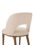 West Elm Boerum dining chair in sand burnt wax finish - British product